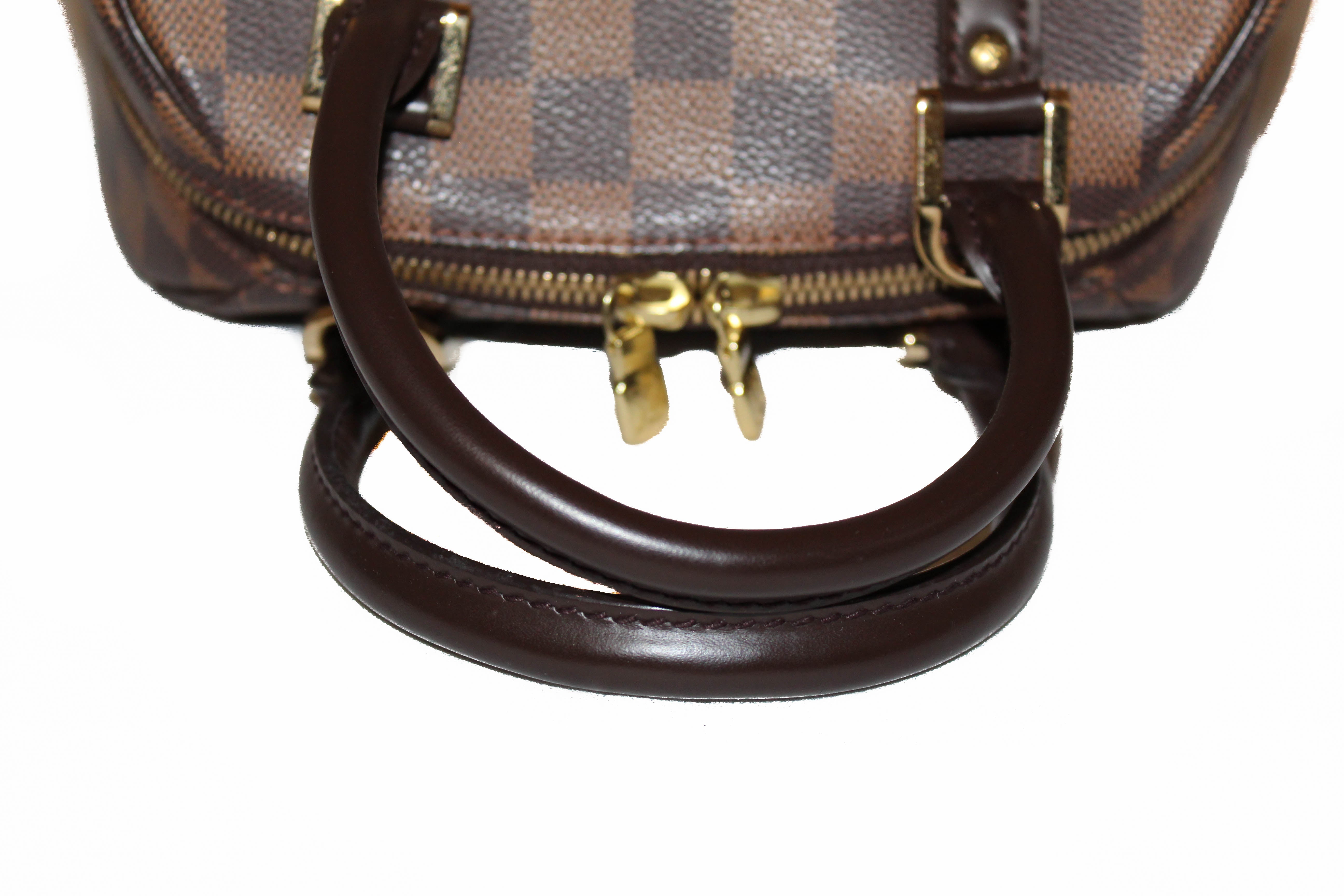 Authentic Louis Vuitton Damier Ebene Mini Ribera Crossbody Handbag for Women | Luxury Designer Shoulder Bag | Perfect for Date Night, Travel & Everyday Use