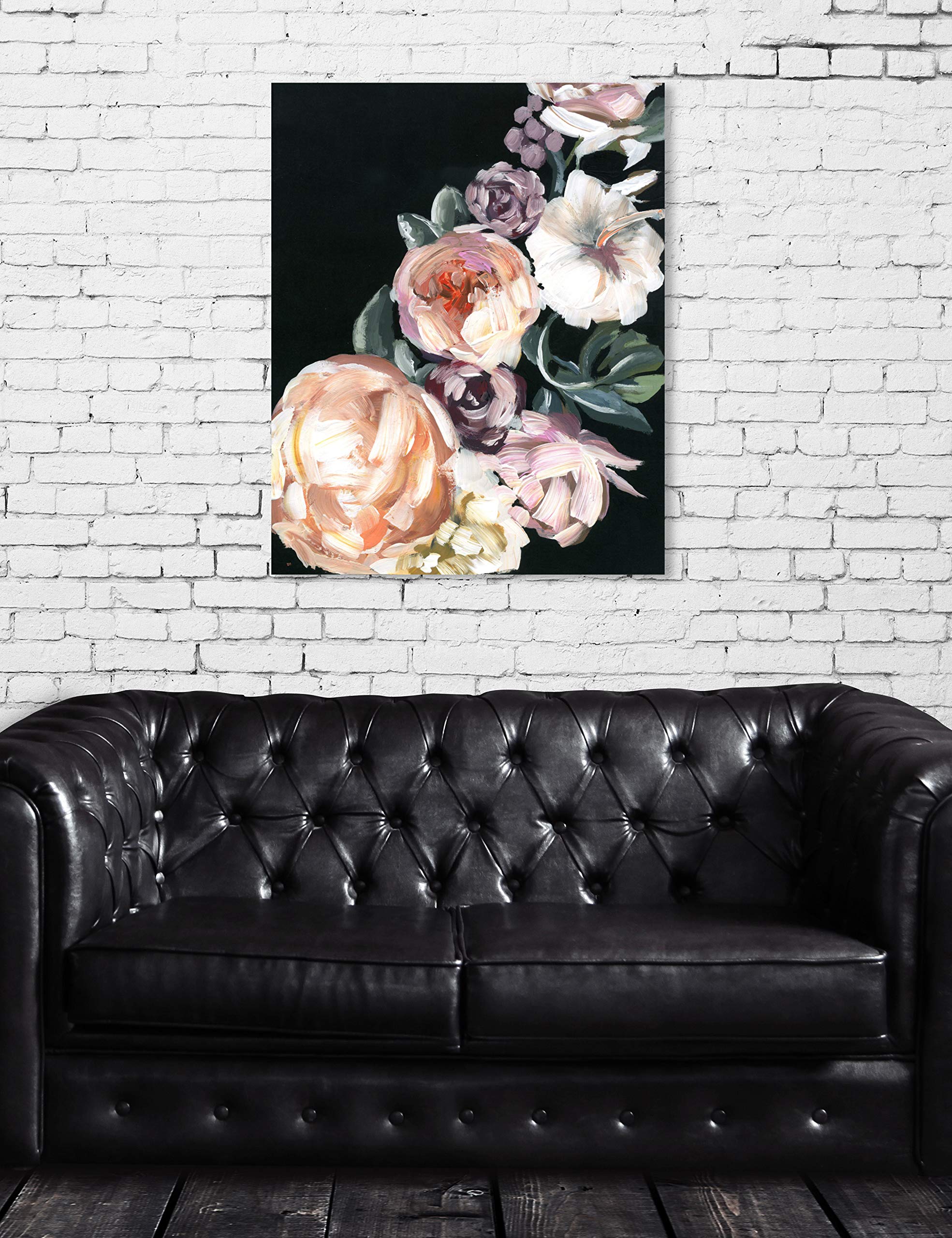 Floral Wall Art Canvas Prints 'Opaques' - Elegant Home Decor for Living Room, Bedroom & Office - Perfect Gift for Housewarming & Wedding