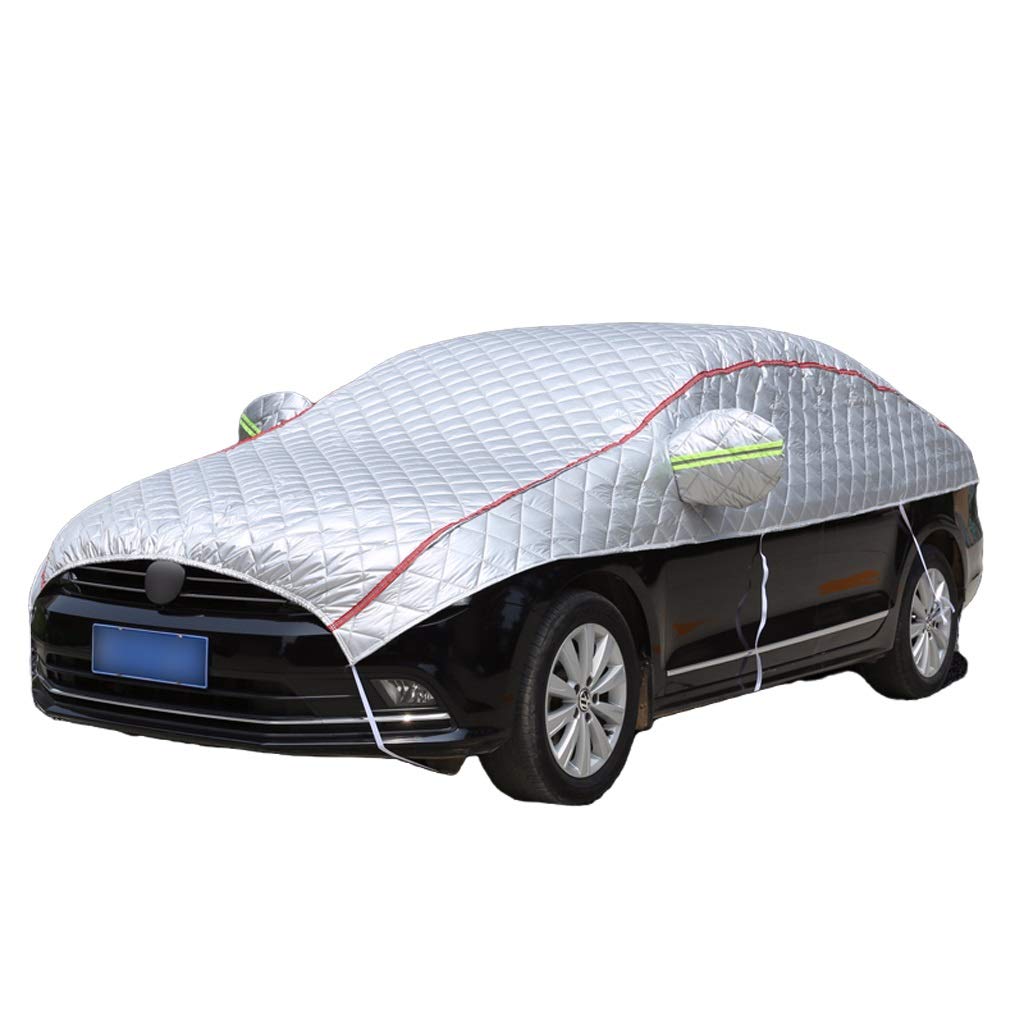 Premium Car Cover for Ford Mustang - Waterproof, Dustproof, Anti-Hail Half Cover (Color: D) | Perfect for Outdoor Parking, Winter Protection & Vehicle Storage