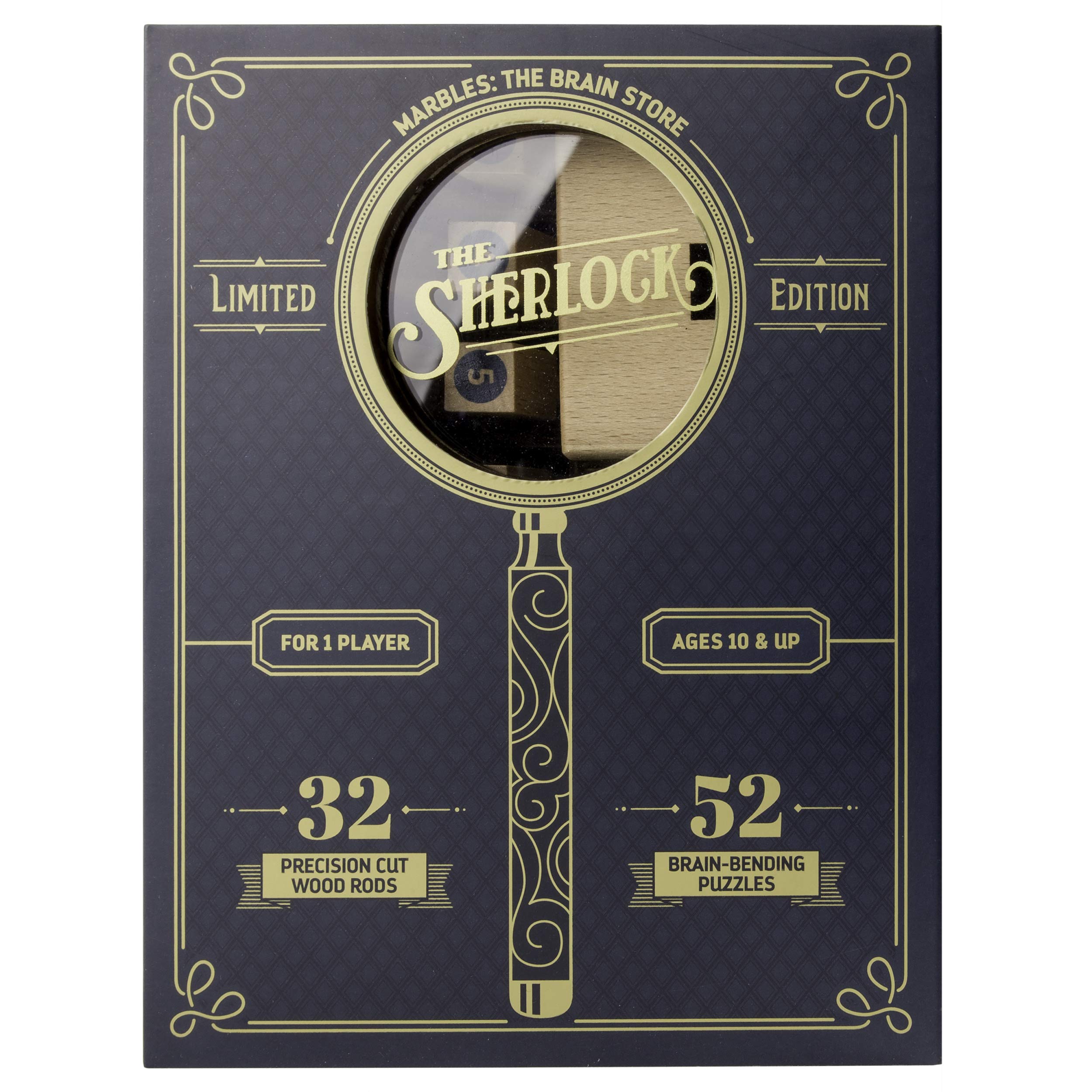 Sherlock Holmes Limited Edition Marble Puzzle - Brain Teaser Game for Adults & Teens - Perfect for Gifts, Parties & Family Game Nights