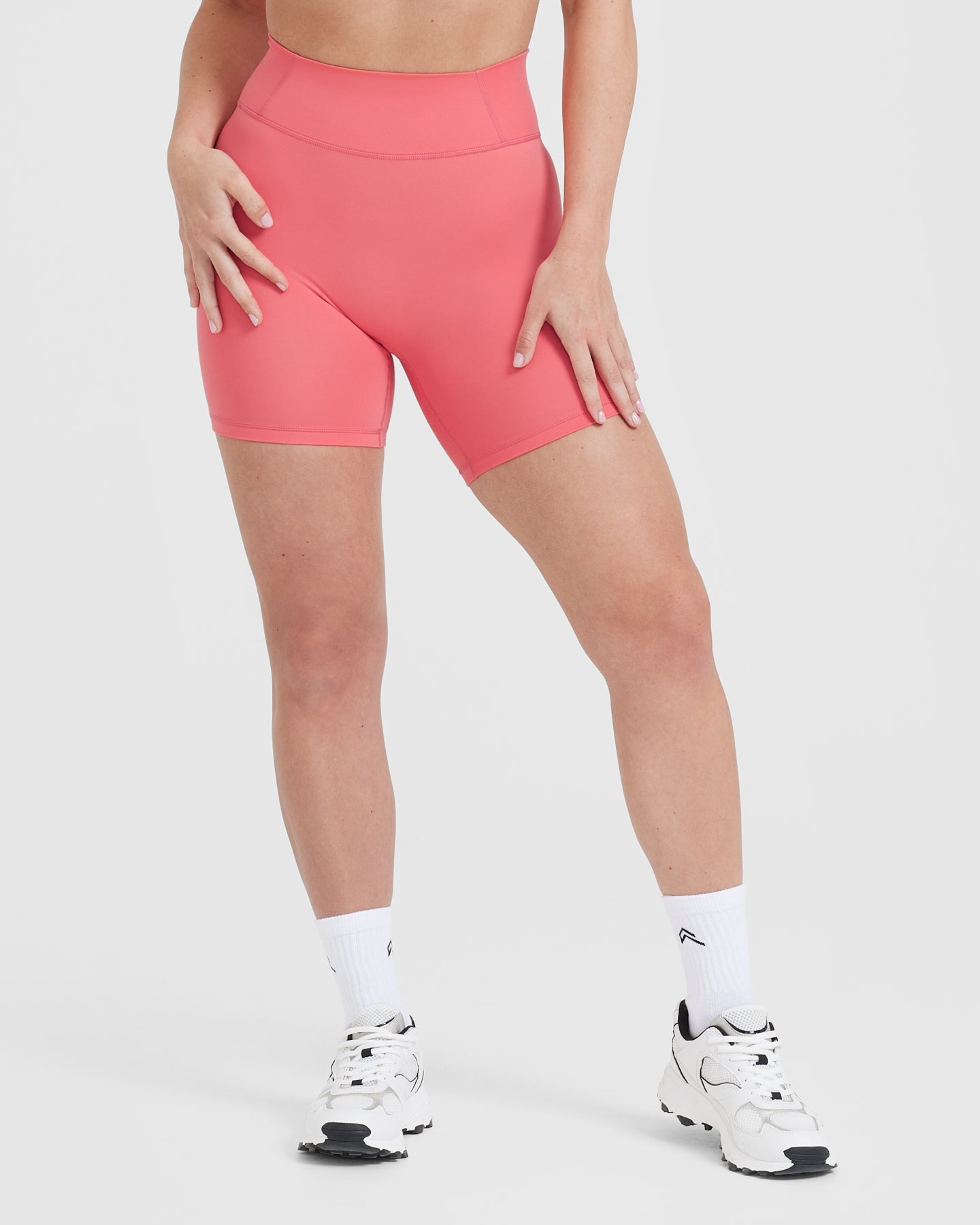 Timeless High Waisted Denim Shorts for Women - 6 Inch Inseam | Amplify Pink | Perfect for Summer Outfits, Beach Vacations & Casual Wear