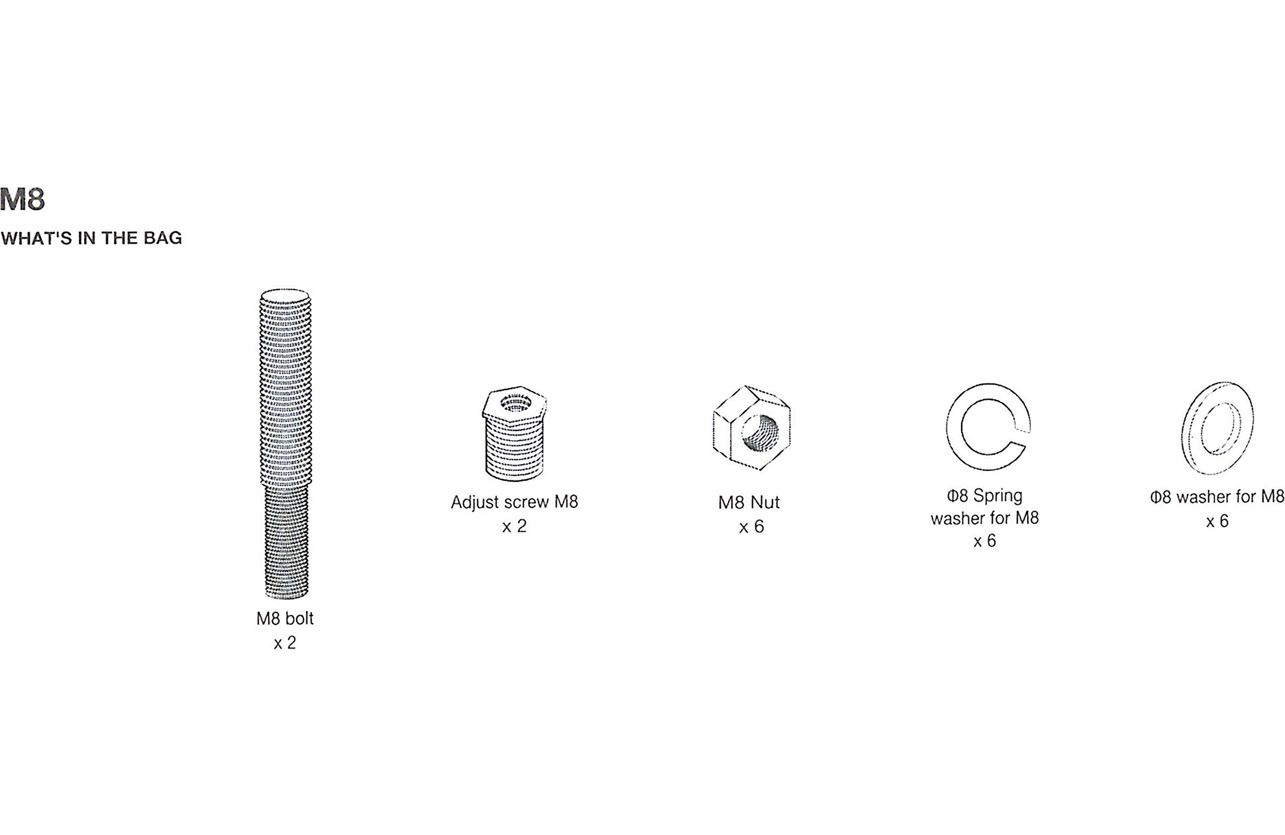 JBL Cruise PWSSPKCRUISEAM Waterproof Bluetooth Motorcycle Handlebar Speaker Kit with 8MM Bolt Kit - Perfect for Outdoor Adventures, Road Trips & Bike Rides