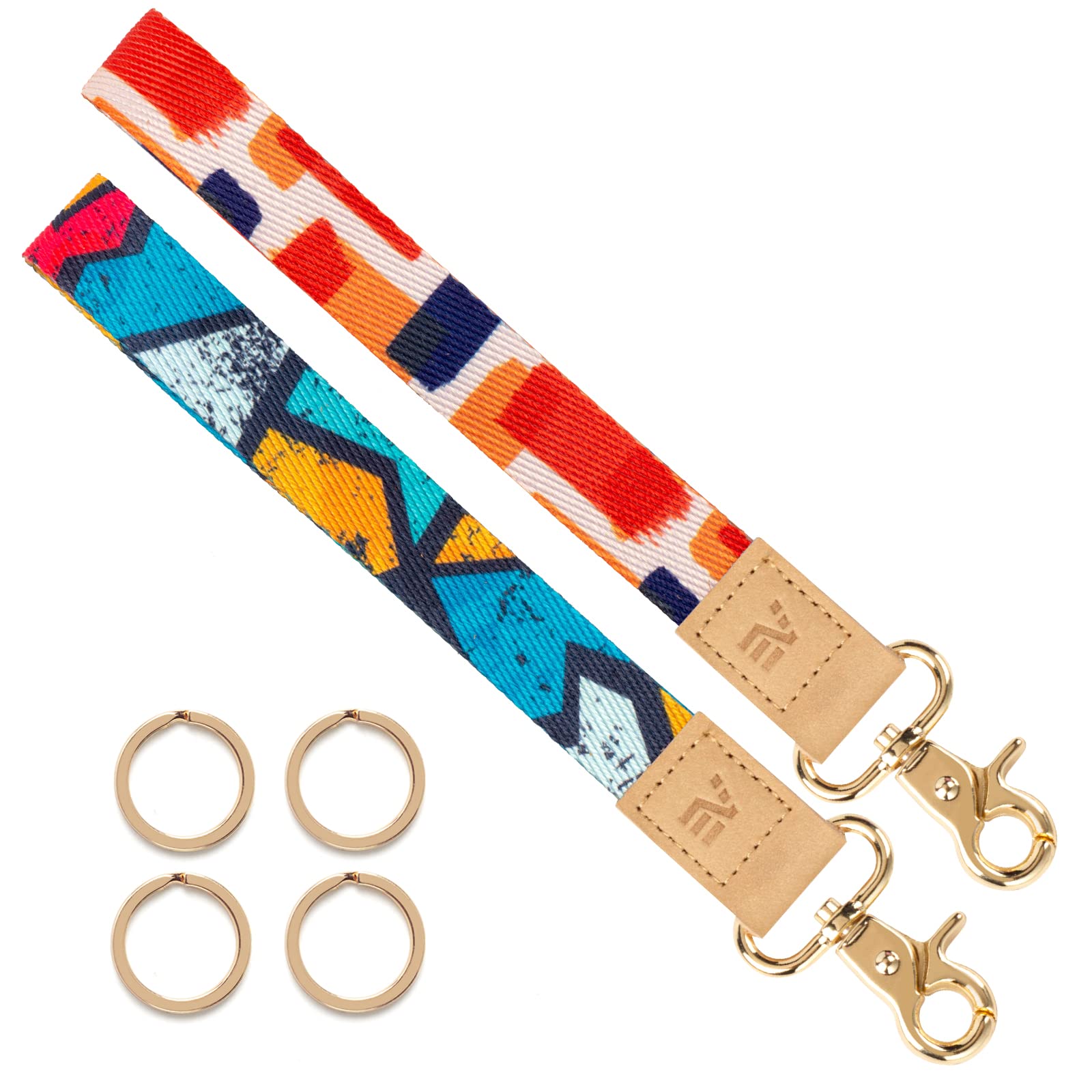 EcoVision 2-Pack Keychain Lanyards for Women - Keys & Essentials Holder for Work, Gym, Travel