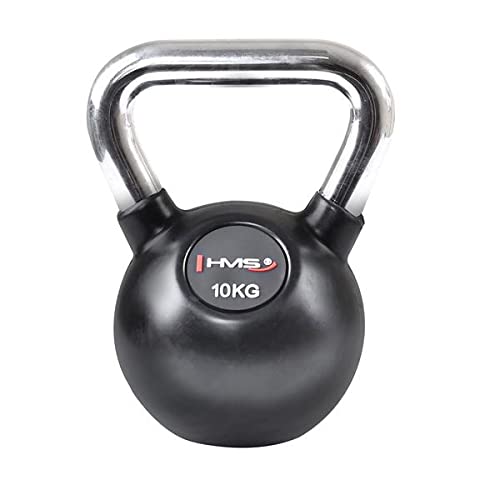 Premium HMS 5907695504057 Cast Iron Kettlebell for Home Gym & Strength Training - Adjustable Weight for CrossFit, HIIT, and Functional Fitness Workouts