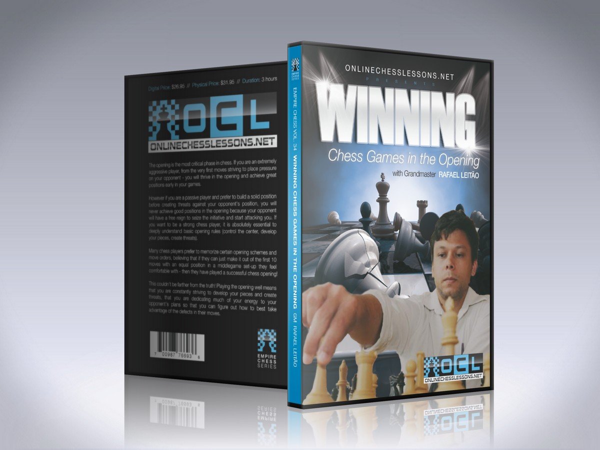 Empire Chess - Winning Chess Games in The Opening | Strategy Guide for Beginners & Advanced Players | Perfect for Tournaments & Home Practice