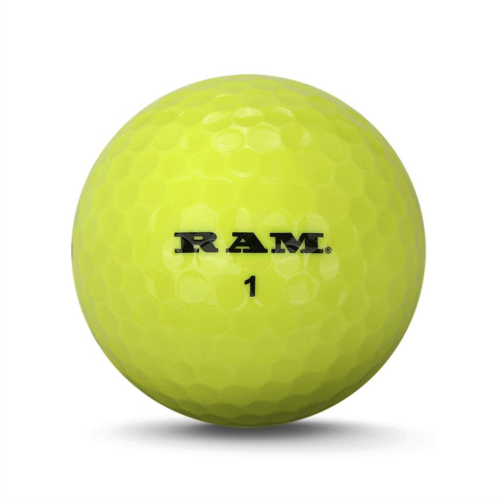 Ram 3 Dozen Laser Plus Soft Low Compression Golf Balls - Ideal for Slower Swing Speeds, Perfect for Seniors and Beginners