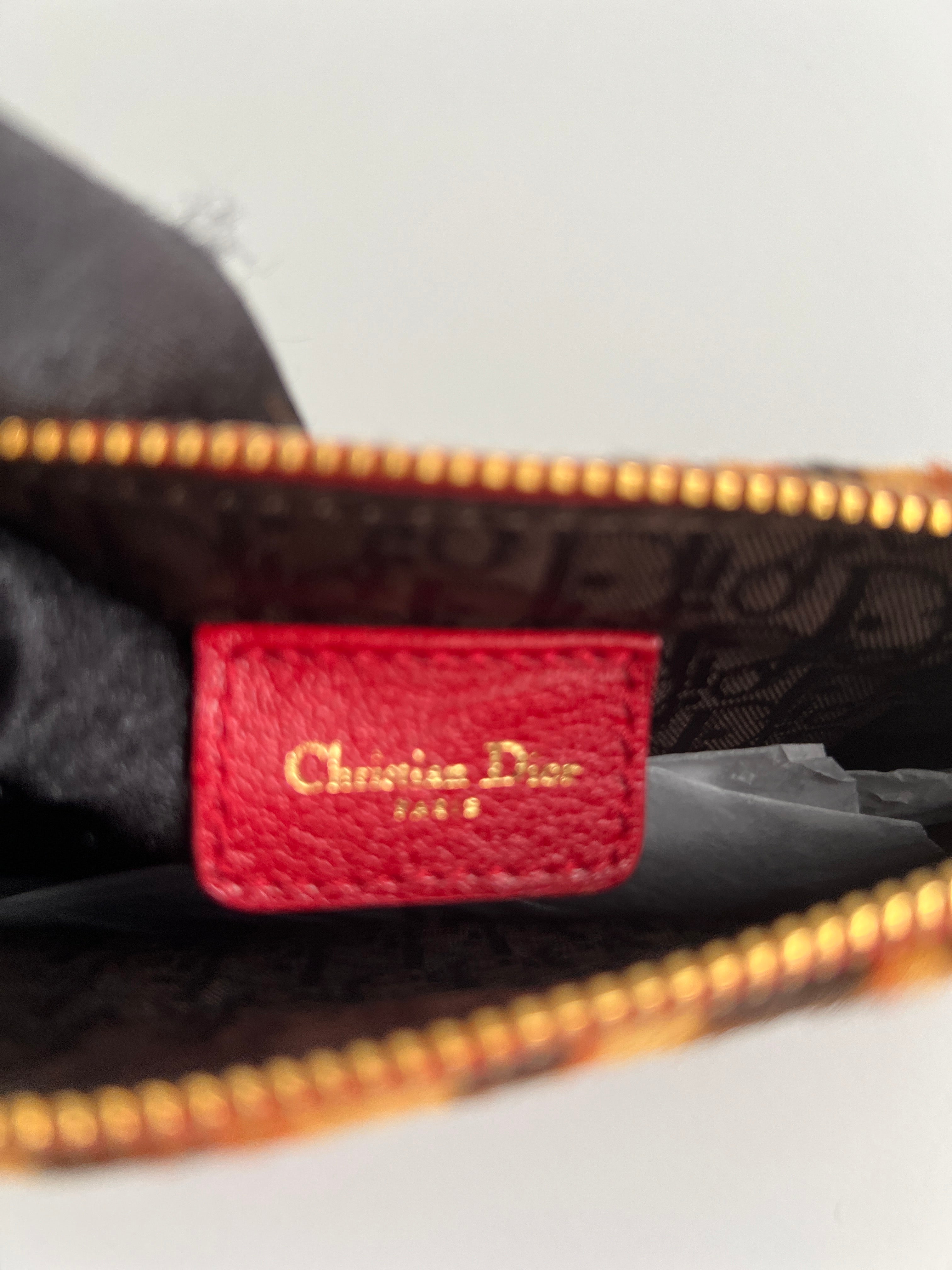 Dior Cheetah Print Pony Hair Saddle Bag - Luxury Crossbody Handbag for Women, Fashionable Shoulder Purse for Parties, Dating & Evening Events