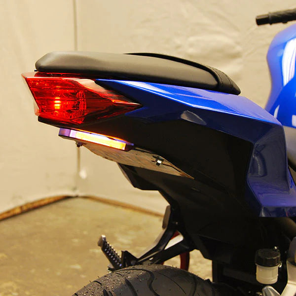 Kawasaki Ninja 300 Fender Eliminator Kit - Motorcycle Tail Tidy License Plate Relocator for Clean Look - Perfect for Street Racing and Custom Bike Builds