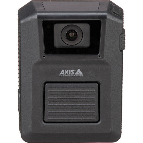 Axis Communications W101 Body Worn Camera - 1080p HD Video, Night Vision, 32GB Storage, IP67 Waterproof (Black) - Ideal for Law Enforcement, Security Guards & Event Staff