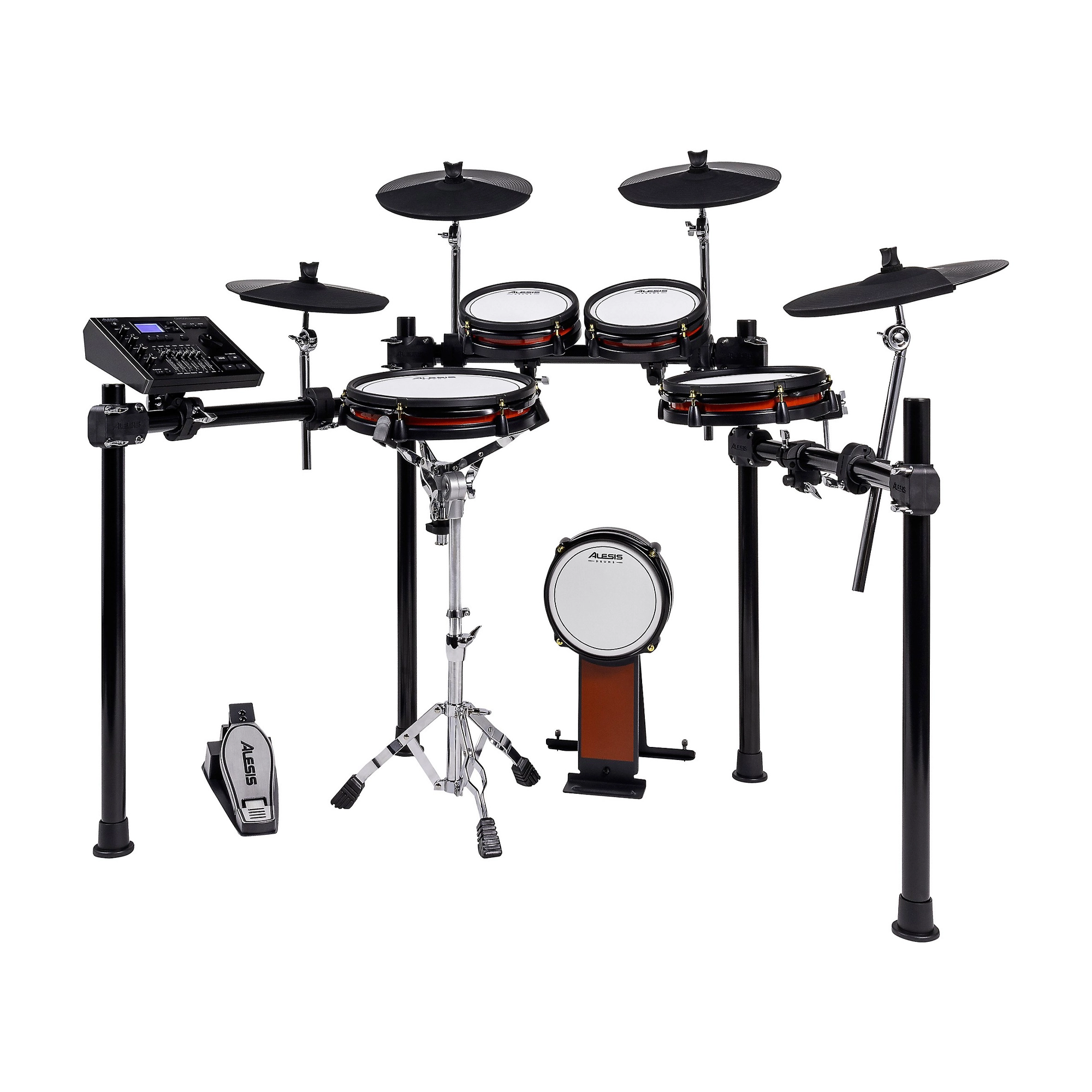 Alesis Crimson III Electronic Drum Kit - Professional Mesh Head Drum Set with Bluetooth, USB, and 300+ Sounds - Perfect for Home Studio, Live Performance, and Drum Practice