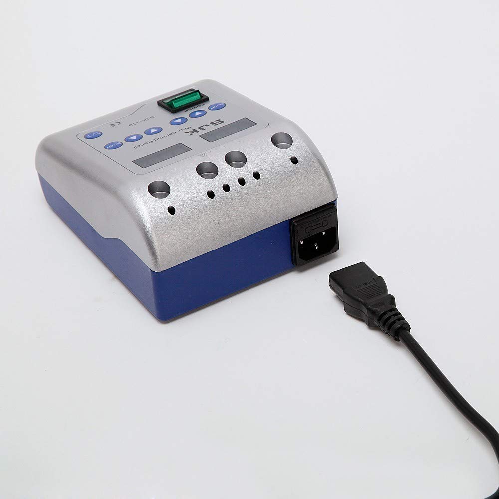 Bestlife JSK Electric Waxer Carving Knife Machine - Dual Wax Pen with 6 Wax Tips & Pot for Dental Lab, Jewelry, and Wax Modeling | Professional Wax Carving Tool for Dentists, Jewelers & Artists