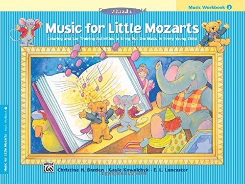 Alfred's Music for Little Mozarts - Music Workbook 3 (00-17181) | Fun Piano Learning for Kids Ages 4-6 | Beginner Music Theory Exercises & Activities | Perfect for Homeschooling & Preschool Music Classes [Paperback]