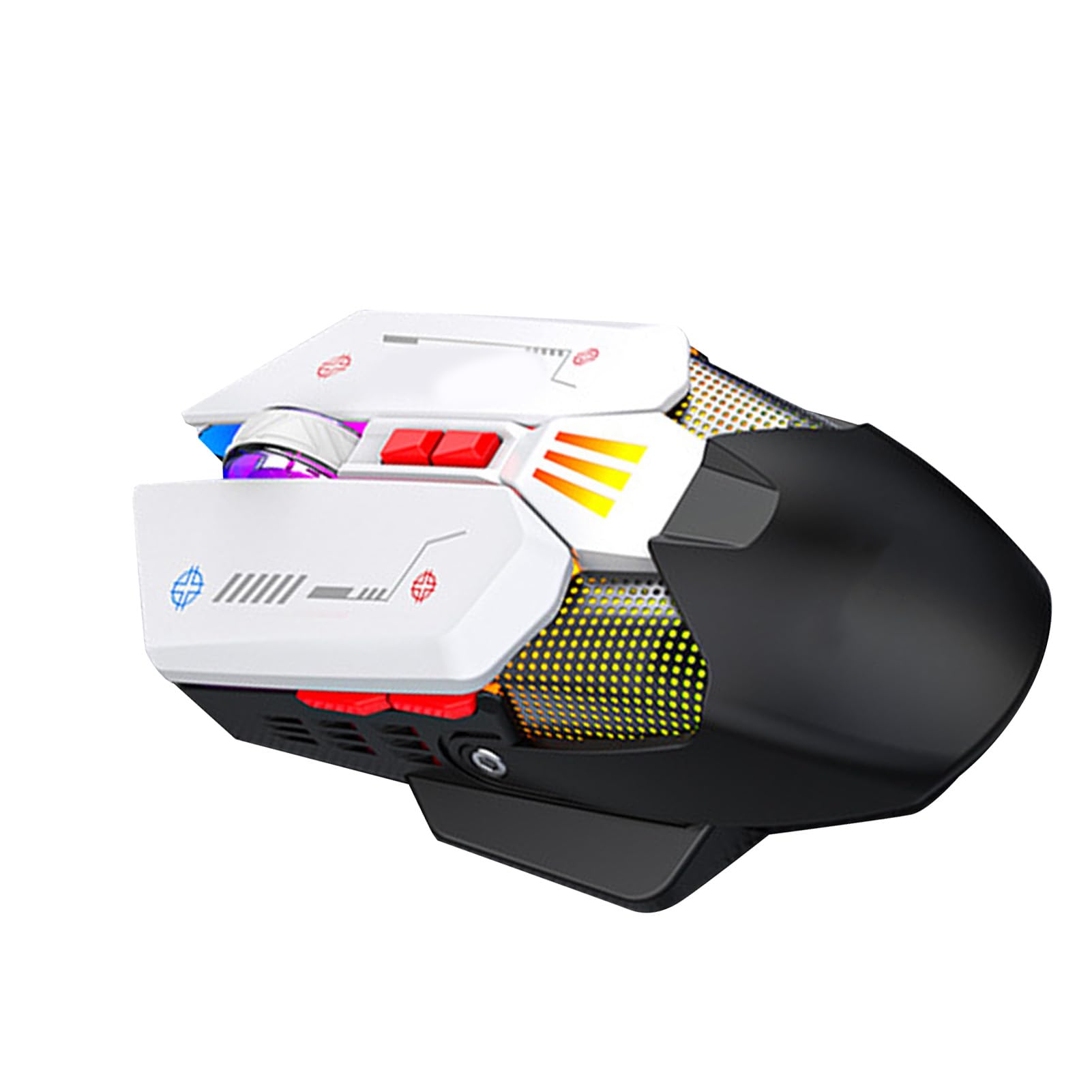 Wireless Gaming Mouse with 9 Programmable Buttons, RGB Backlit, Adjustable DPI 16000, Rechargeable Ergonomic Mouse for PC - Perfect for FPS, MMO Games & Home Office Work