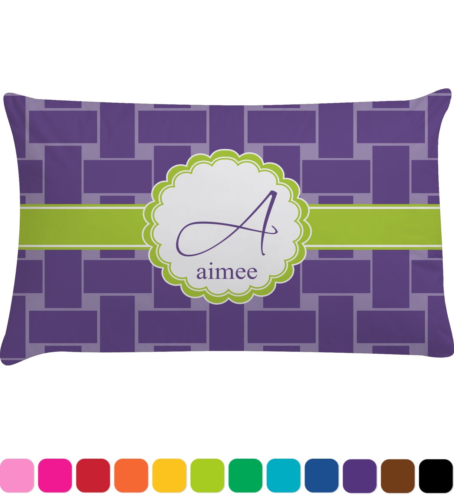 Personalized Waffle Weave Pillow Case for Toddlers - Soft Breathable Cotton Kids Bedding - Perfect for Nursery, Daycare & Travel