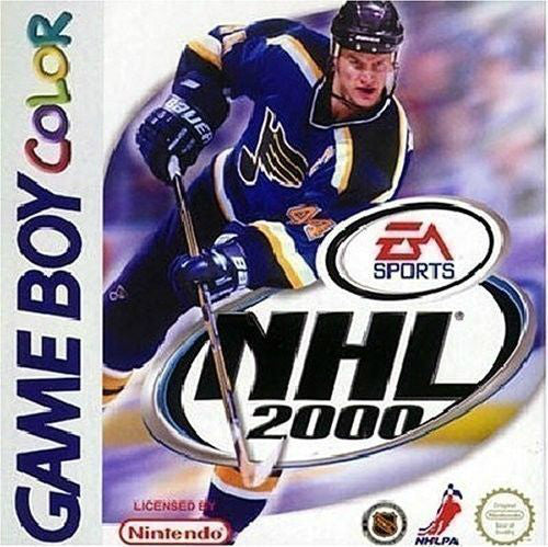 Vintage NHL 2000 Game Boy Color Video Game Cartridge - Classic Hockey Sports Game for Nintendo GBC - Perfect for Retro Gaming Collectors & 90s Nostalgia Fans