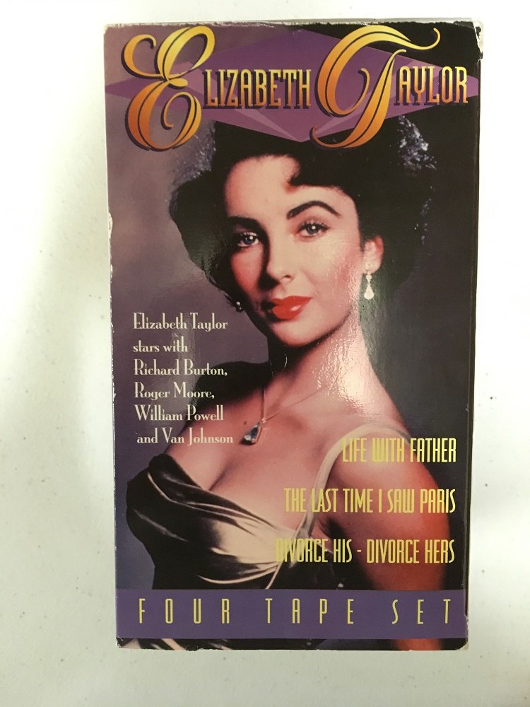 Divorce His Divorce Hers, The Last Time I Saw Paris, Life With Father - Classic Movie Collection Box Set (4 VHS Tapes) | Perfect for Vintage Film Lovers & Home Theater Nights