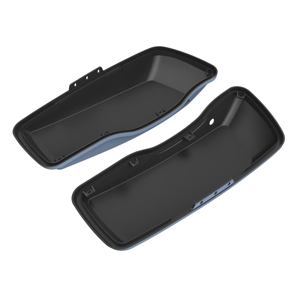 Advanblack Motorcycle Saddlebag Lids for Harley-Davidson Touring, Road Glide, Street Glide Special & Road King (2014-2023) - Durable Replacement Hard Bag Covers for Long Rides & Road Trips