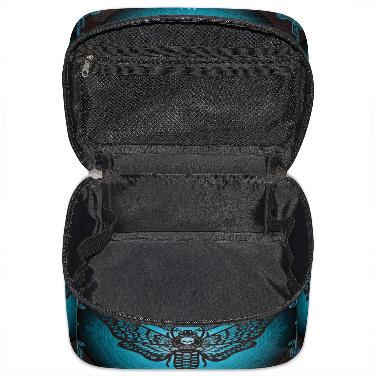 Gothic Butterfly Makeup Bag - Waterproof Travel Cosmetic Organizer for Women & Girls - Perfect for Travel & Daily Use