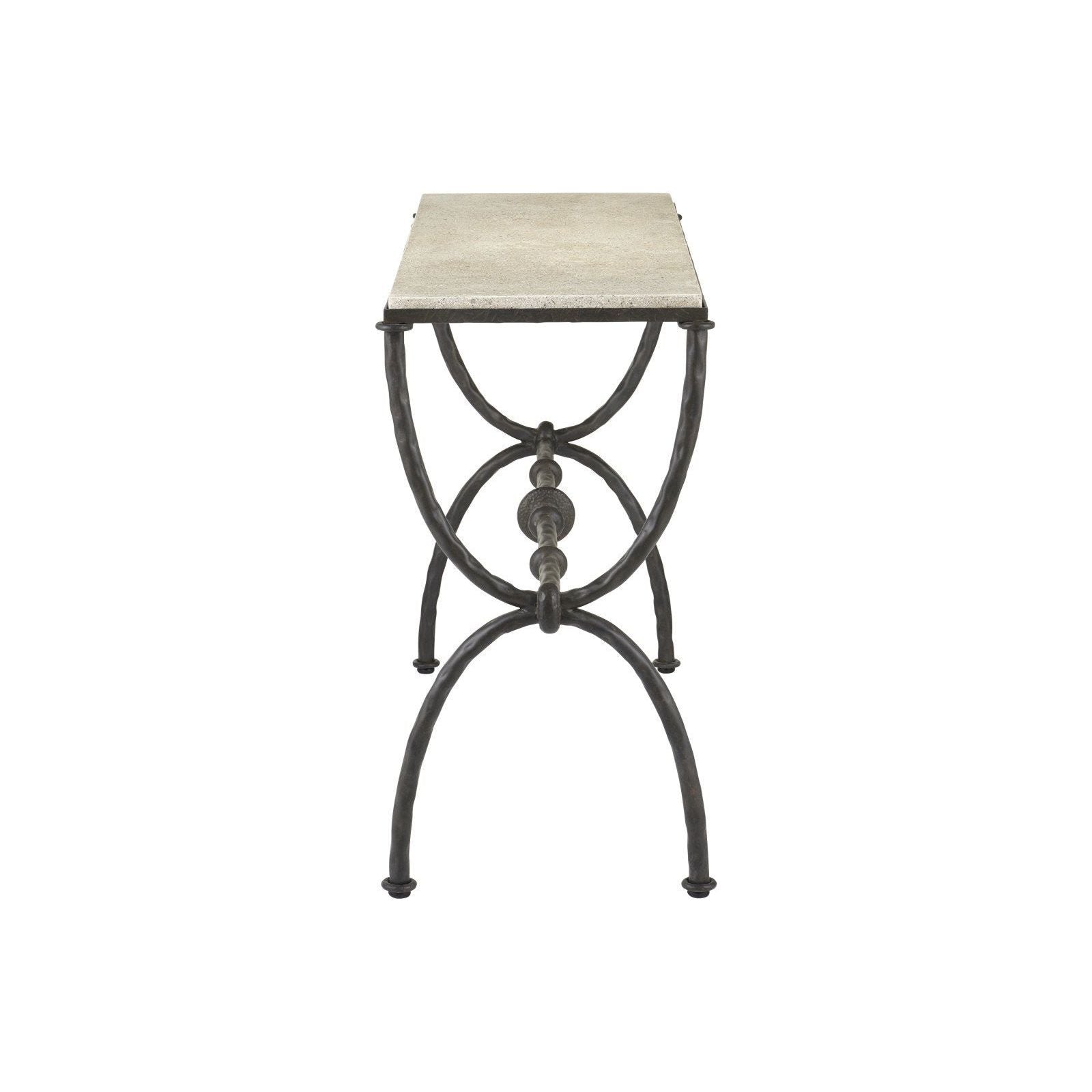 Modern Agora Console Table - Entryway Sofa Table with Storage Shelf, Farmhouse Style Hallway Accent Table for Living Room, Bedroom & Foyer Decor