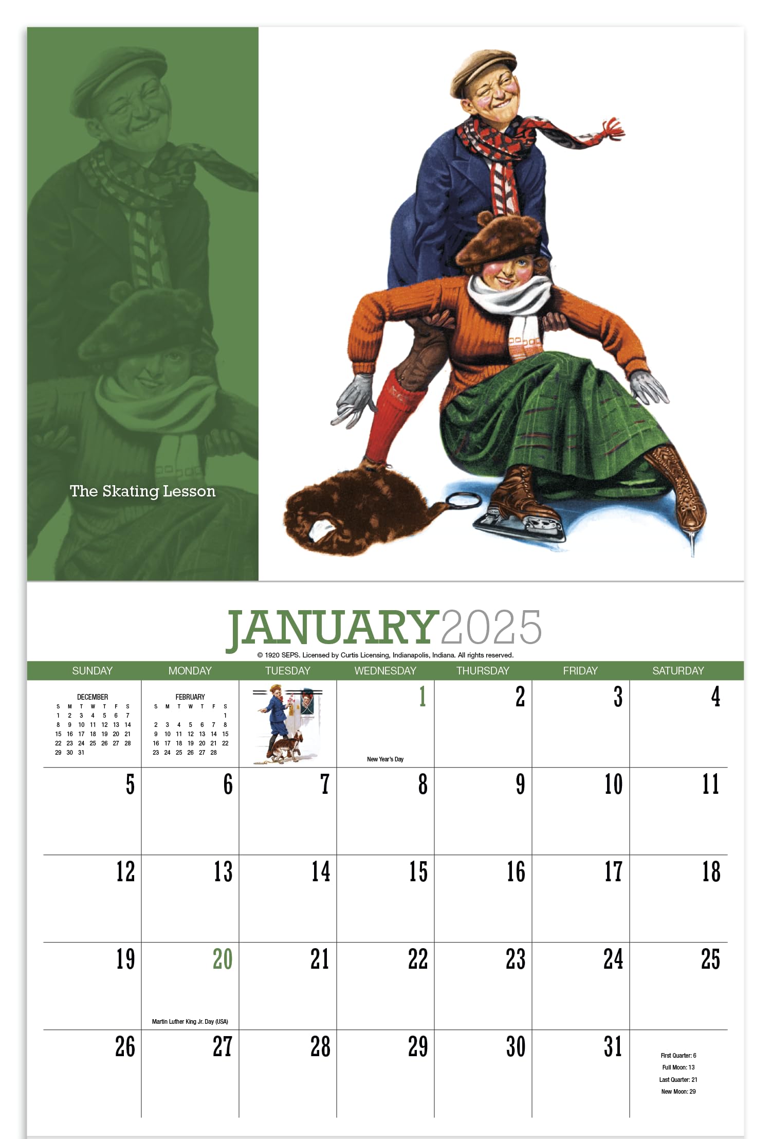 Norman Rockwell 2025 Wall Calendar - 19