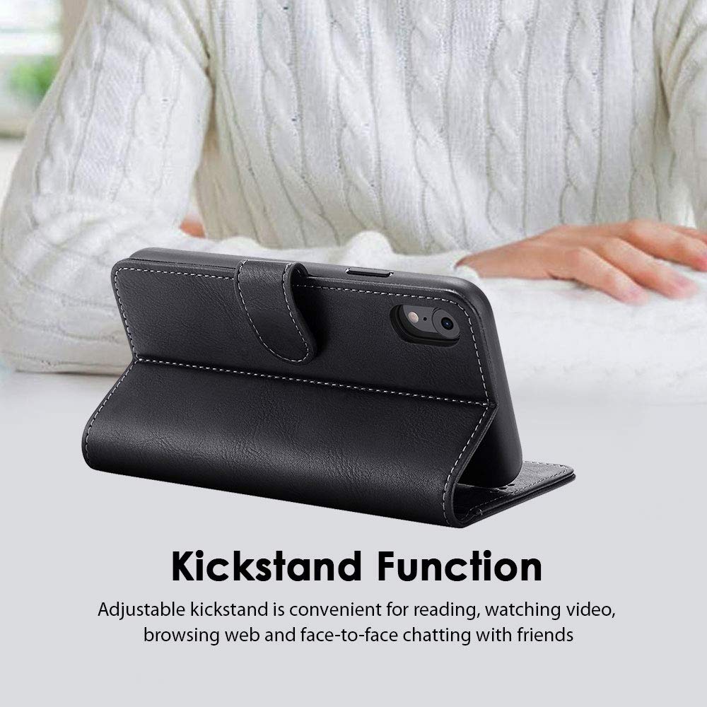 Premium PU Leather iPhone Xs Max Wallet Case (6.5