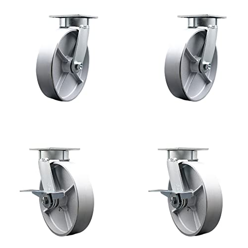 4 Swivel w/2 Side Lock Brakes