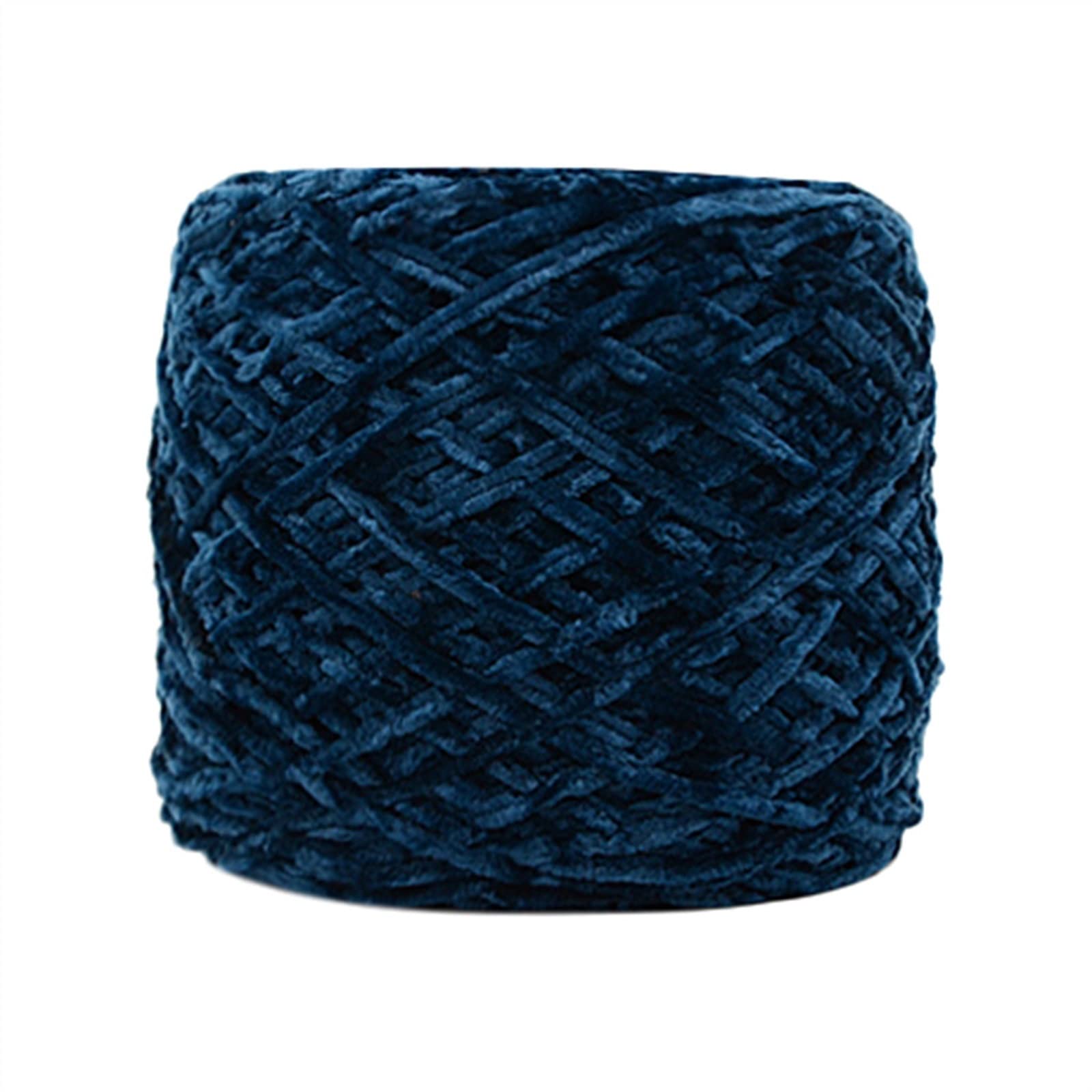 Premium Crochet Kit with Gold Velvet Yarn - Soft Roving Wool Yarn for Scarf & Warm Hat Knitting - 4mm Thickness Cozy Handmade Yarn (Color J) - Perfect for DIY Winter Accessories & Home Crafts
