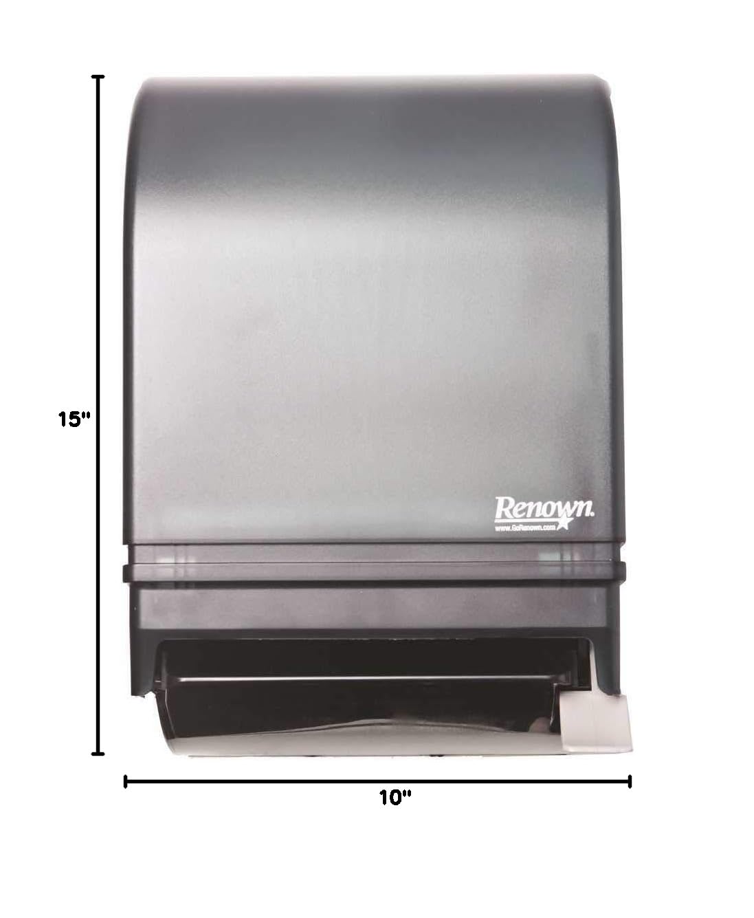 Renown Plastic Wall Mount Paper Towel Holder & Dispenser Lever Roll - Kitchen, Bathroom, Office, Restaurant, Commercial Use