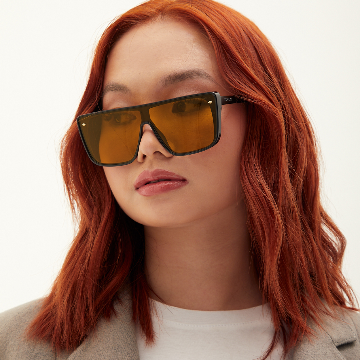 Sustainable Rayz Limited Edition Yellow Square Sunglasses - UV Protection, Eco-Friendly Fashion for Outdoor Activities & Beach Vacations