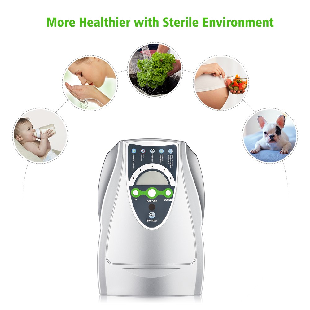 Portable Ozone Generator with Timer - Compact Air Purifier for Home, Office, Room & Hunting Gear | Eliminates Odors, Kills Bacteria & Freshens Air | Perfect for Pet Areas, Smoke Removal & Travel Use