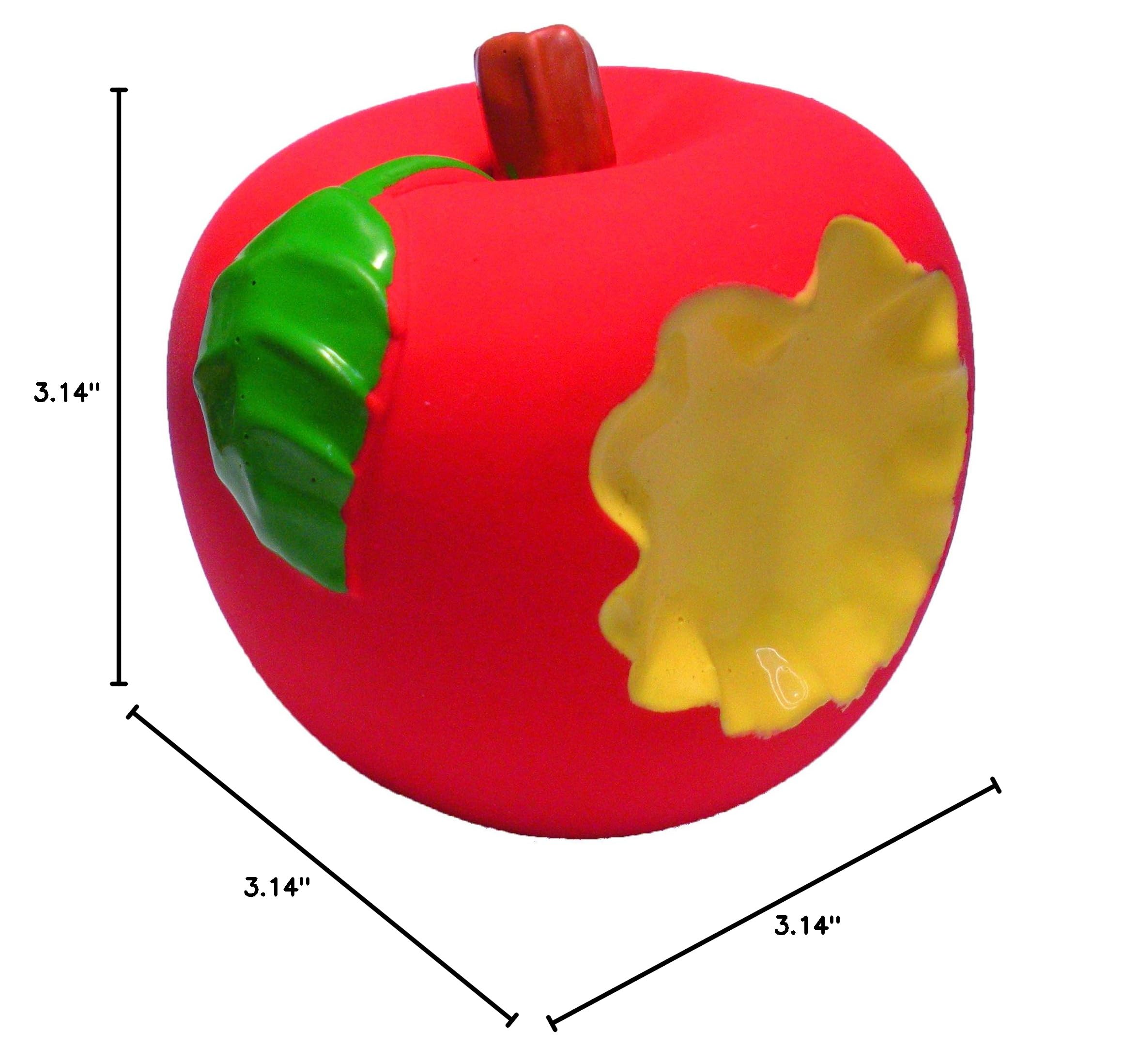Natural Latex Dog Chew Toys with Squeaker - 3.14