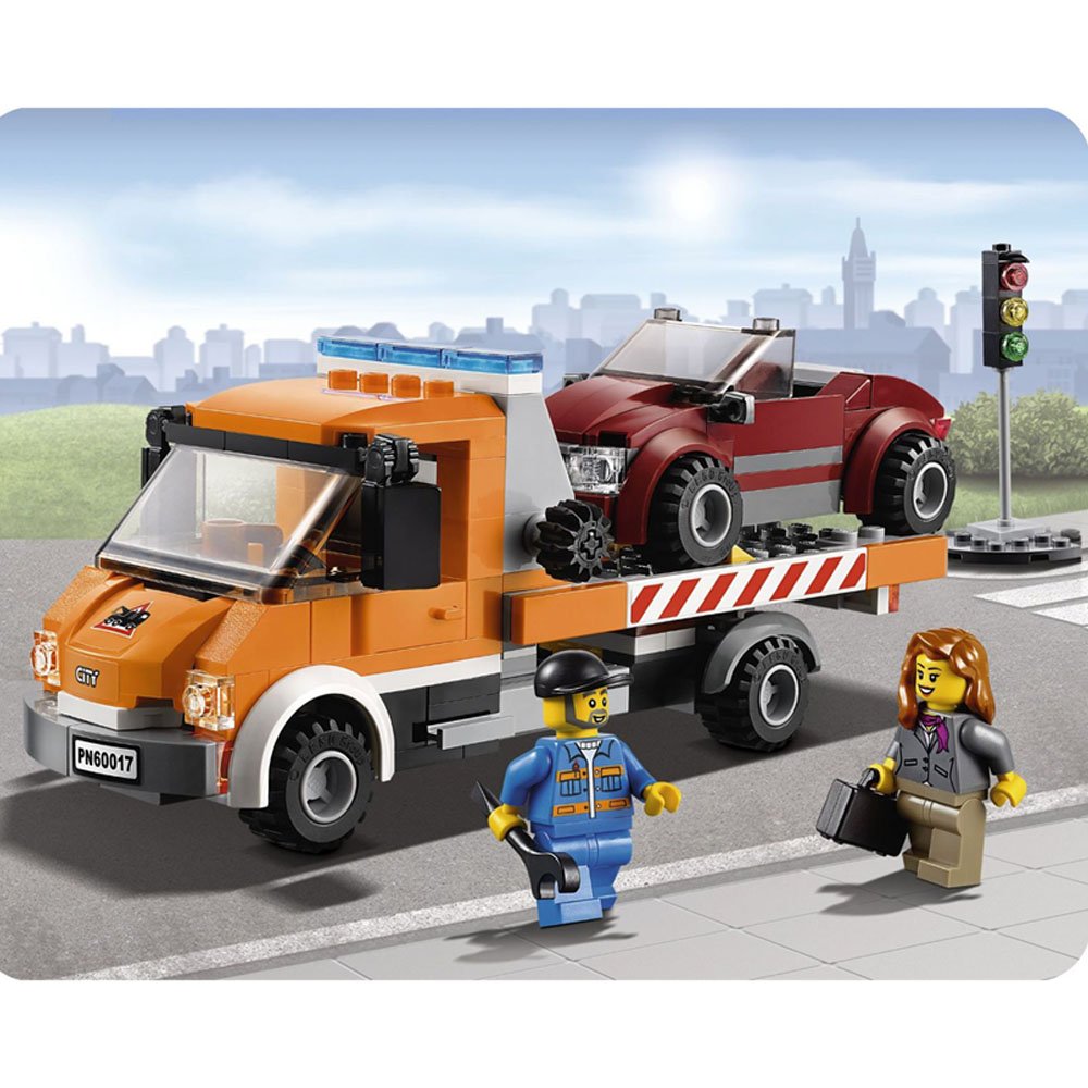**LEGO City Flatbed Truck Toy Set – Building Blocks for Kids, Construction Vehicle Playset – Perfect for Creative Play & STEM Learning**