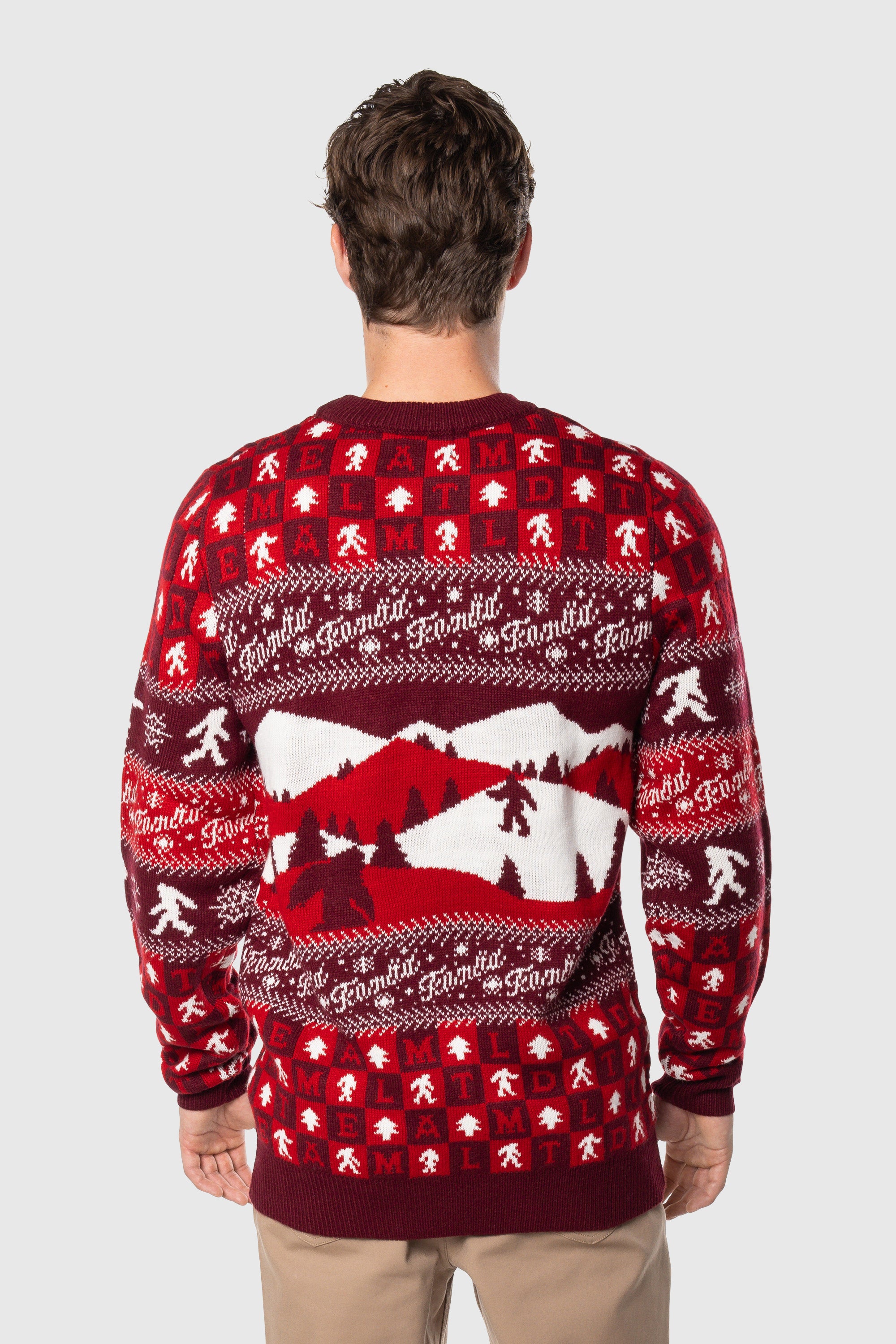 Yeti Party Sweater - Cozy Christmas Holiday Pullover for Women & Men - Perfect for Ugly Sweater Contests, Winter Parties & Festive Gatherings