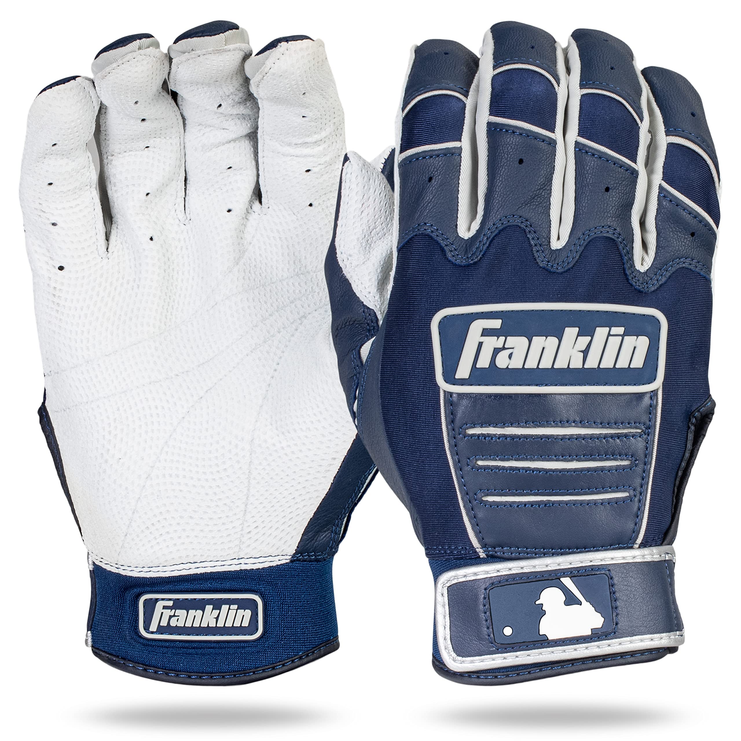 Franklin Sports MLB Baseball Batting Gloves - CFX Pro Adult & Youth Batting Gloves for Baseball & Softball - Multiple Sizes & Colors - Perfect for Training, Games & Practice