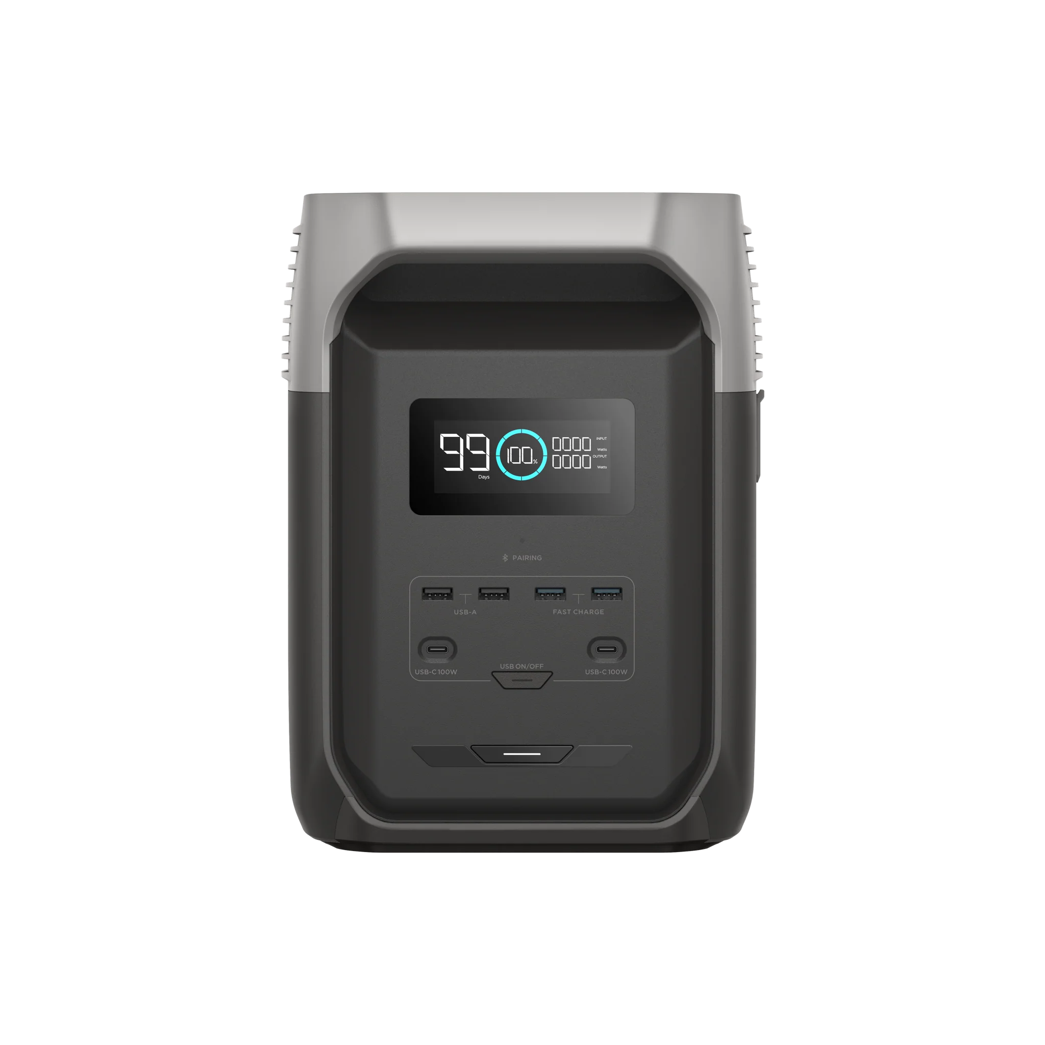 EcoFlow Delta 3 1500W Portable Solar Generator Power Station - Backup Power for Camping, Emergencies & Off-Grid Living