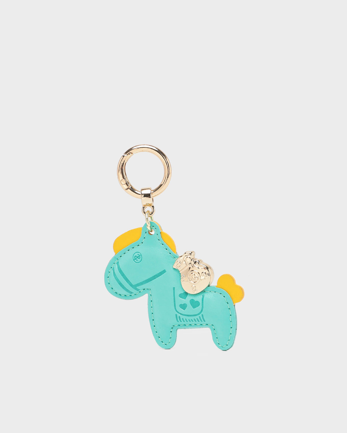 Sky Blue Horse Bag Charm - Elegant Keychain for Bags, Purses & Backpacks | Perfect Gift for Equestrian Lovers & Fashion Accessories