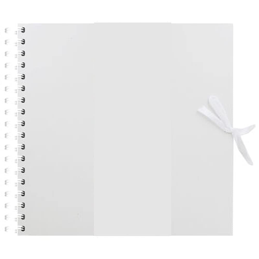 Scrapbook Album 12x12 Inch - 40 Page 200gsm Kraft Paper Journal for DIY Photo Book, Memory Book, Art & Craft Projects - Perfect for Wedding, Baby Shower, Travel Scrapbooking