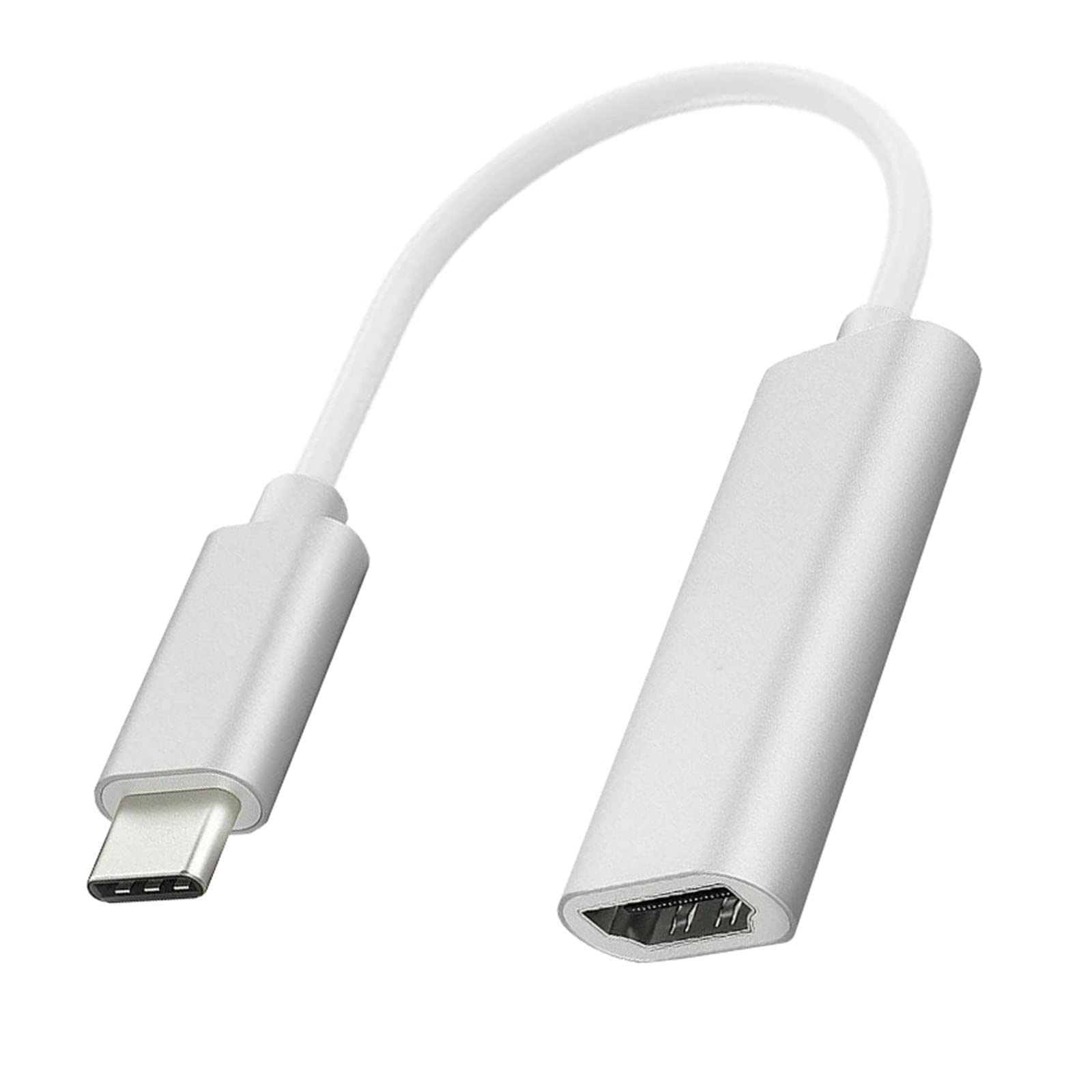 YIISU USB-C to HDMI Adapter 4K 60Hz, USB 3.1 Type C to HDMI Converter Cable for MacBook Pro/Air, Dell XPS, HP, Lenovo - Plug & Play for Home Office, Presentations, Gaming & TV Streaming