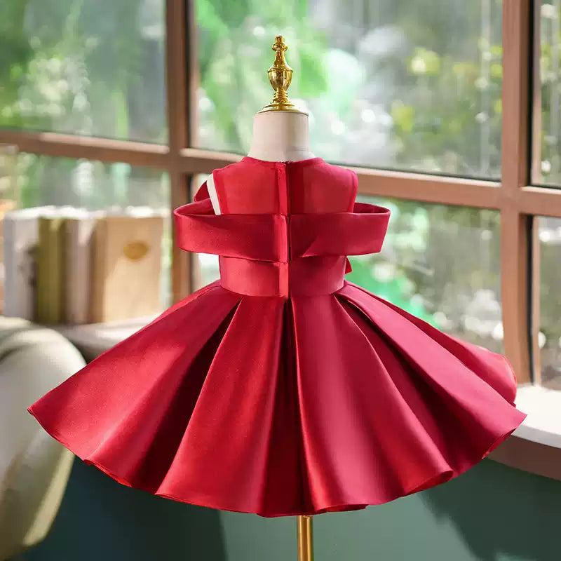 Adorable Baby Girl Christmas Pageant Dress - Fluffy Toddler Princess Gown for Holidays & Birthday Parties | Perfect for Pageants, Photo Shoots & Special Occasions