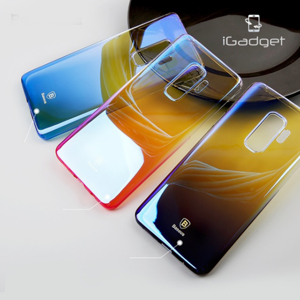 Baseus Glaze Shockproof Case for Samsung Galaxy S9 Plus - Slim Protective Cover with Anti-Scratch & Anti-Fingerprint Design - Perfect for Daily Use, Travel & Outdoor Activities