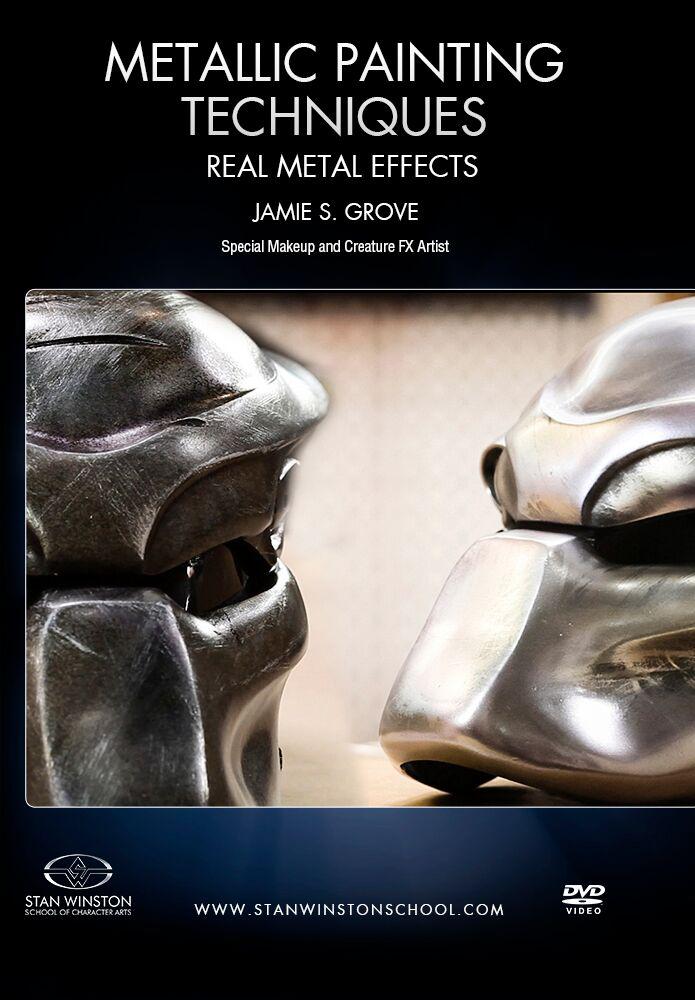 Stan Winston Studio Metallic Painting Techniques DVD - Learn Real Metal Effects for Predator Costumes & Props | Perfect for Cosplay, Halloween & Movie Special Effects