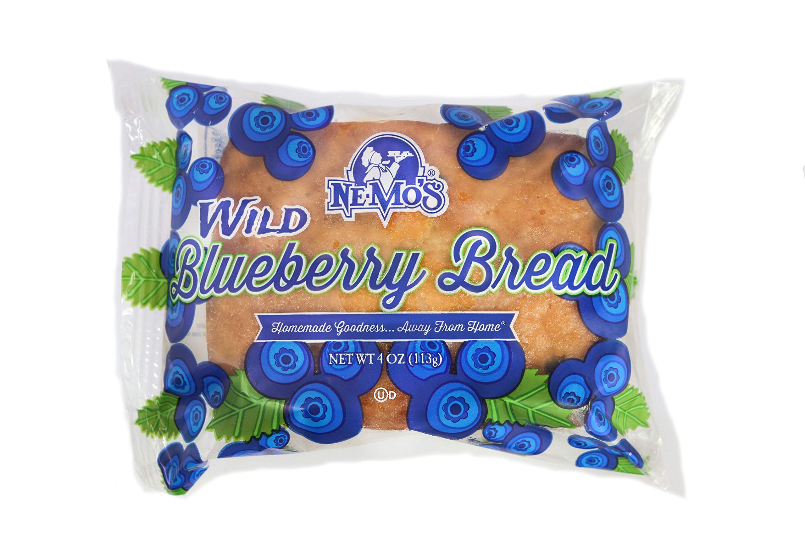 Ne-Mo's Bakery Blueberry Bread - 12 Pack | Fresh Baked, All Natural Ingredients | Perfect for Breakfast, Snacks & Gift Giving