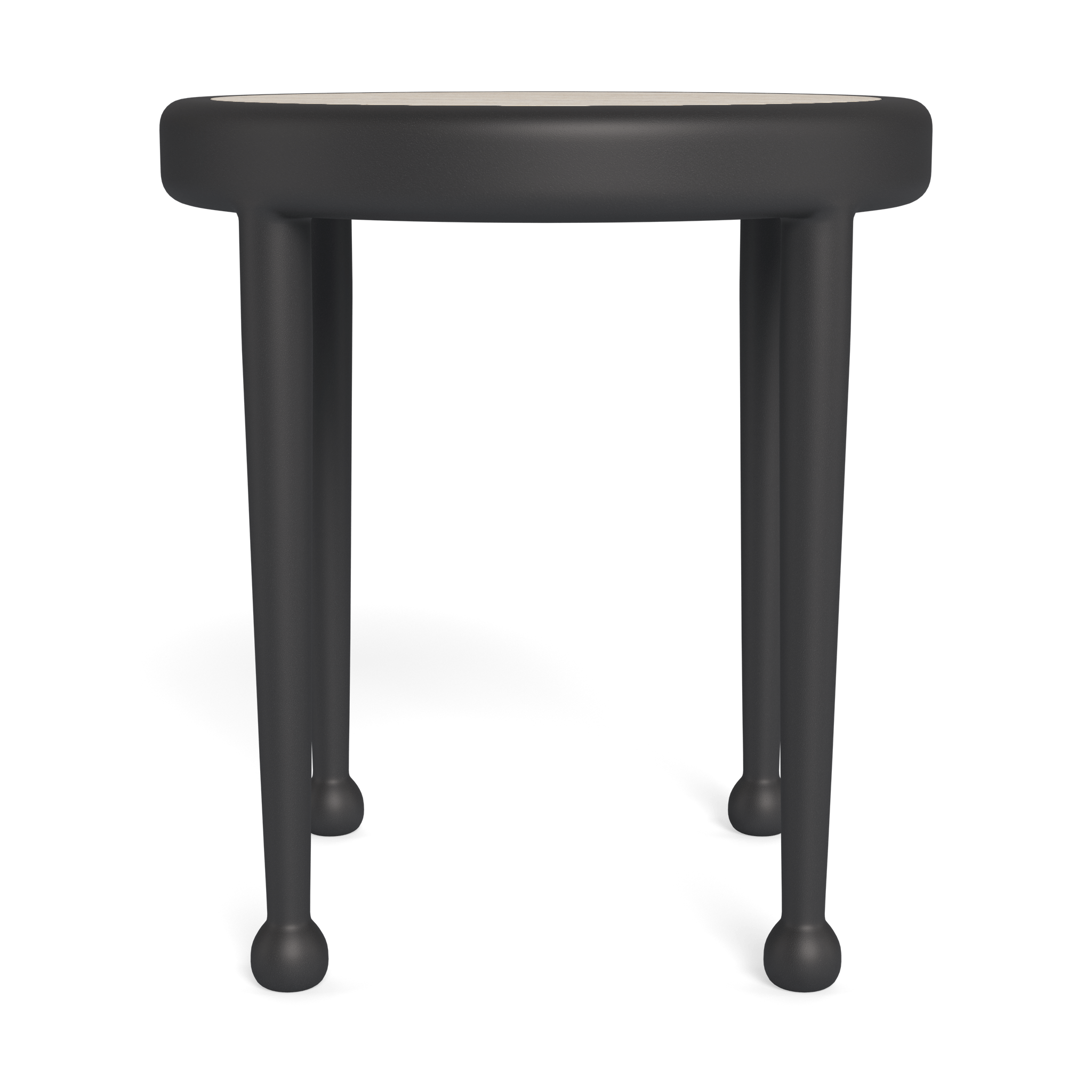Andre Round Side Table - Modern End Table for Living Room, Bedroom, or Office - Perfect for Coffee, Books, and Decor
