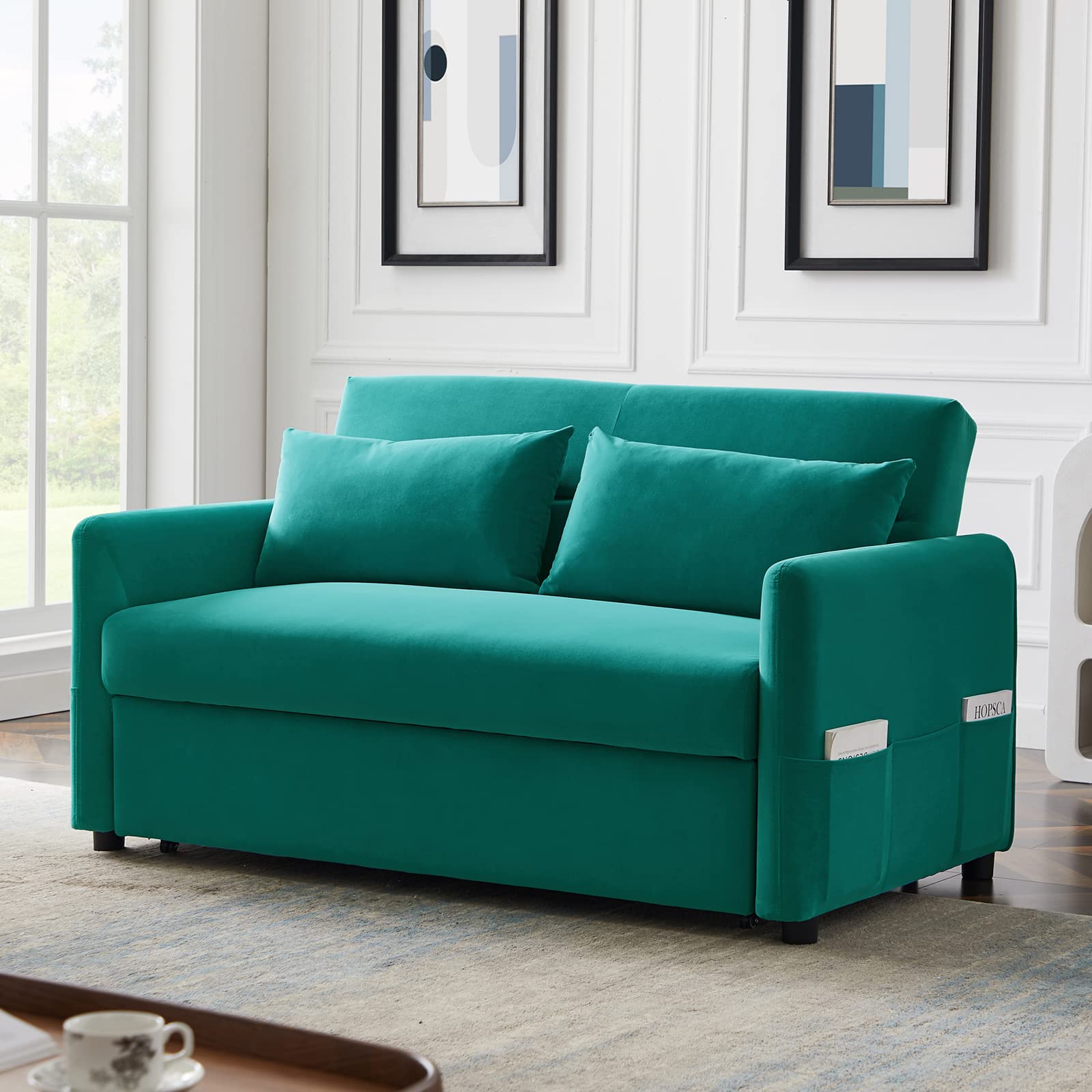 Convertible Sleeper Sofa Bed 57