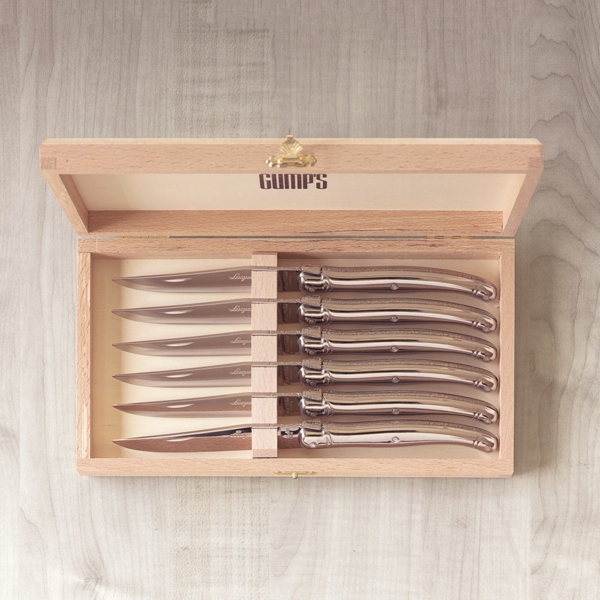 Premium 6-Piece Steak Knife Set - Sharp Stainless Steel Blades for Perfect Cuts - Ideal for Steak Dinners, BBQ Parties & Fine Dining