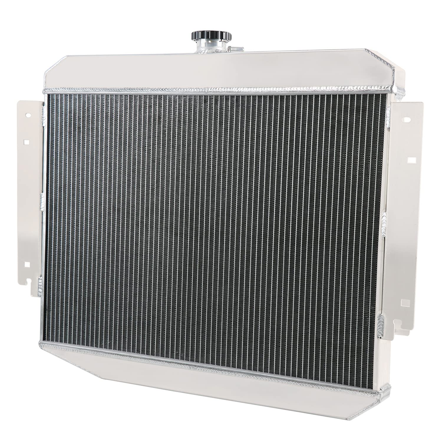 High-Performance Aluminum Radiator for 1970-1979 Dodge B100 B300 Challenger Charger Coronet D100-D300 Ramcharger W100-W300 & Plymouth Barracuda PB200 Satellite - Perfect for Engine Cooling & Off-Road Adventures