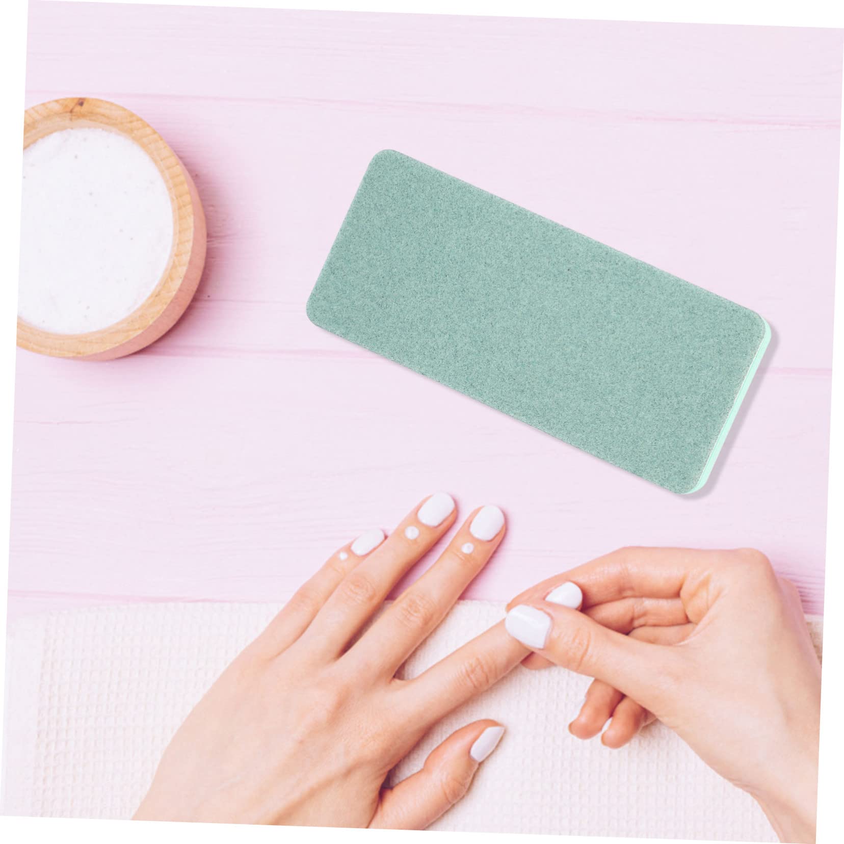 WOONEKY 12-Piece Professional Manicure Set - Nail Polishing Plates & Tools for Women | Perfect for Home Nail Care & Salon Use