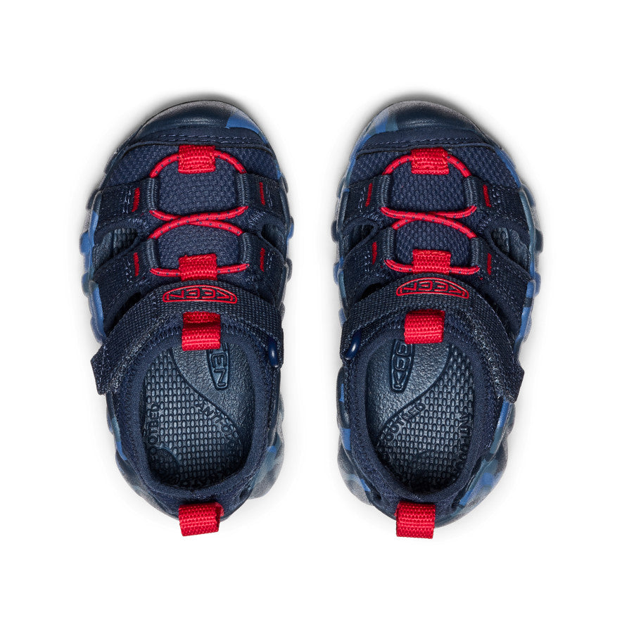 **Hyperport H2 Sandals for Toddlers – Navy Blue & Red | Comfortable Kids Water Shoes for Beach, Pool & Outdoor Play**
