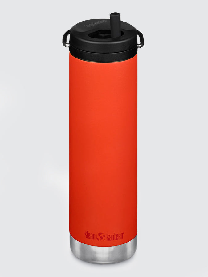 Klean Kanteen TKWide 20oz (592ml) Insulated Stainless Steel Water Bottle with Twist Cap - Leakproof & BPA Free for Hiking, Gym & Outdoor Activities