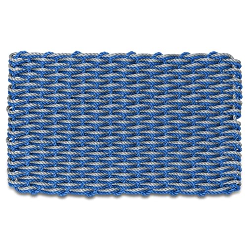 Blue and Silver Double Weave